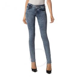 Slim-Fit Denim 5 Pocket Pants, Waist Size 28