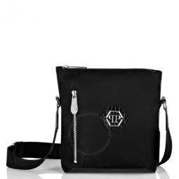 Hexagon Logo Nylon Crossbody Bag