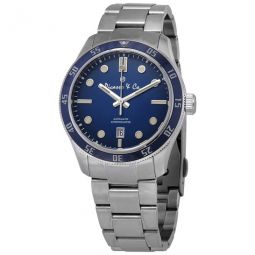 Automatic Blue Dial Stainless Steel Mens Watch