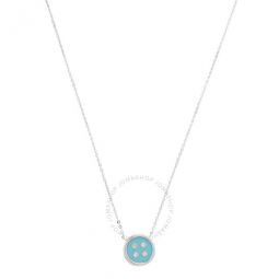 Buttons Collection 18k White Gold Diamond Necklace