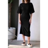 Jersey Midi Dress - Black