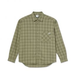 Mitchell LS Shirt - Green/Beige