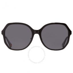 Polarized Grey Butterfly Ladies Sunglasses