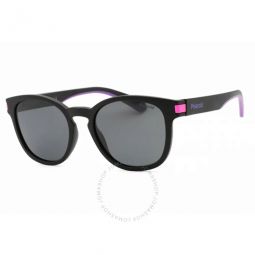 Polarized Grey Oval Unisex Sunglasses