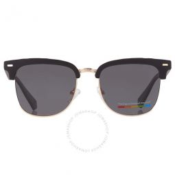 Polarized Grey Square Unisex Sunglasses