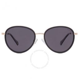 Polarized Grey Oval Mens Sunglasses