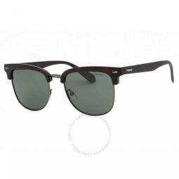 Polarized Green Square Unisex Sunglasses