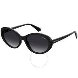 Grey Gradient Oval Ladies Sunglasses