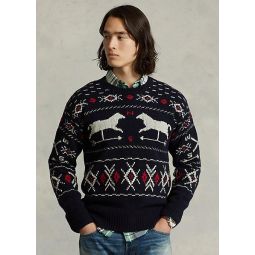 Polo Ralph Lauren Mens Weathervane Wool- Silk Sweater