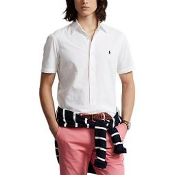 Polo Ralph Lauren Mens Short Sleeve Seersucker Shirt