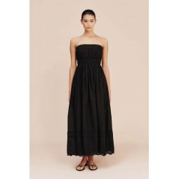 Mylah Strapless Dress - Black