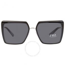 Grey Polarized Square Ladies Sunglasses