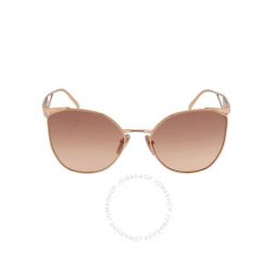 Pink Gradient Irregular Ladies Sunglasses