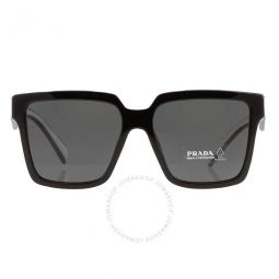 Dark Gray Square Ladies Sunglasses 0PR 24ZS1AB5S056