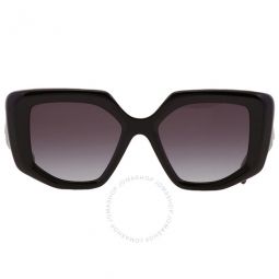 Grey Gradient Irregular Ladies Sunglasses