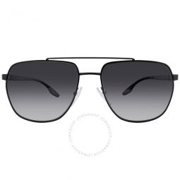 Grey Gradient Pilot Mens Sunglasses