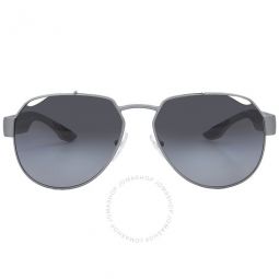 Polarized Grey Pilot Mens Sunglasses