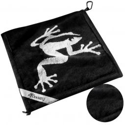 Frogger Amphibian Golf Towel - Black