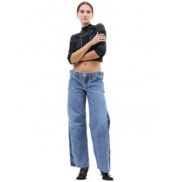 PROTOTYPES Cropped jeans - blue