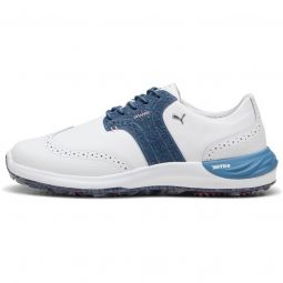 PUMA Limited Edition PHANTOMCAT NITRO Fair Isle Golf Shoes 2024 - Puma White/Blue Horizon