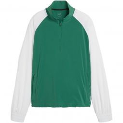 PUMA Womens Lightweight 1/4 Zip Shell Golf Pullover