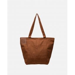 Cotton Tote Bag - Dark Brown