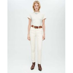 70s Stove Pipe Jean - Vintage White