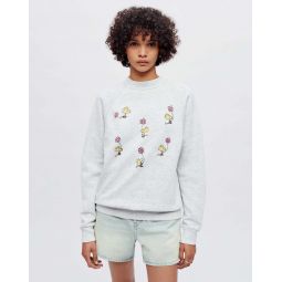 Upcycled Woodstock Sweatshirt - Heather Grey