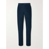 Slim-Fit Cotton-Needlecord Trousers