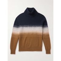Degrade Wool Rollneck Sweater