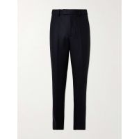 Tapered Brushed Wool-Blend Trousers