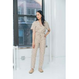 Ray Jumpsuit - Tawny Chex