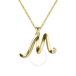 Stylish 14K Gold Plated Initial Necklace.