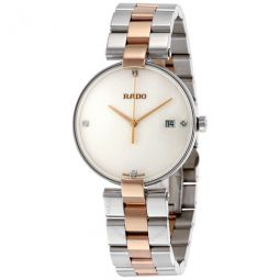 Coupole Jubile White Dial Two-tone Ladies Watch
