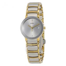 Centrix Silver Dial Two-tone Ladies Watch
