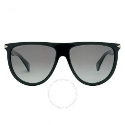 Polarized Grey Browline Ladies Sunglasses