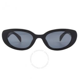 Grey Oval Ladies Sunglasses