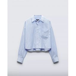 Beatrice Cropped Stripe Shirt