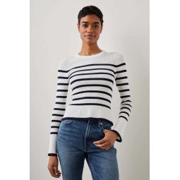 Gemma Sweater - Navy Stripe