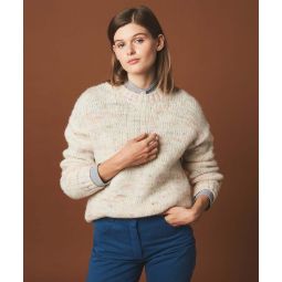 Hartford Marcela Confettis Sweater - White