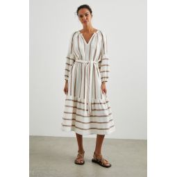 Vittoria Dress - Coconut Stripe
