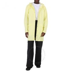 Straw Lightweight Waterproof Long Jacket, Size Small
