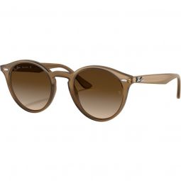 Ray-Ban RB2180 Polished Light Brown Sunglasses - Brown Gradient Lenses