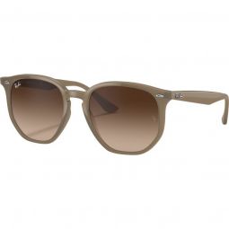Ray-Ban RB4306 Polished Beige Sunglasses - Brown Gradient Lenses