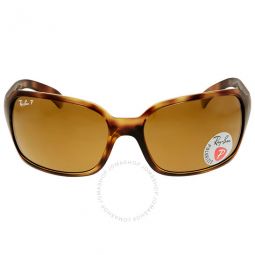Polarized Brown Classic B-15 Rectangular Ladies Sunglasses