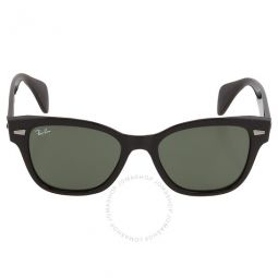 Green Rectangular Unisex Sunglasses