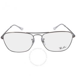 Demo Square Unisex Eyeglasses RX6536 2502 58