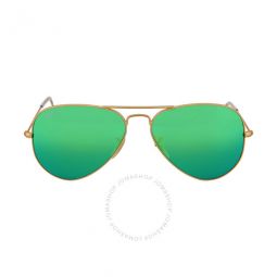Aviator Polarized Green Flash Unisex Sunglasses