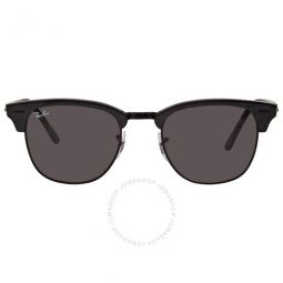 Clubmaster Marble Dark Grey Square Unisex Sunglasses