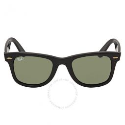 Wayfarer Ease Green Classic G-15 Unisex Sunglasses